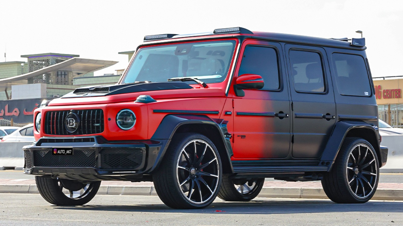 MERCEDES BENZ G 63 UPGRADED TO BRABUS 800